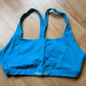 Alphalete blue Sports Bra